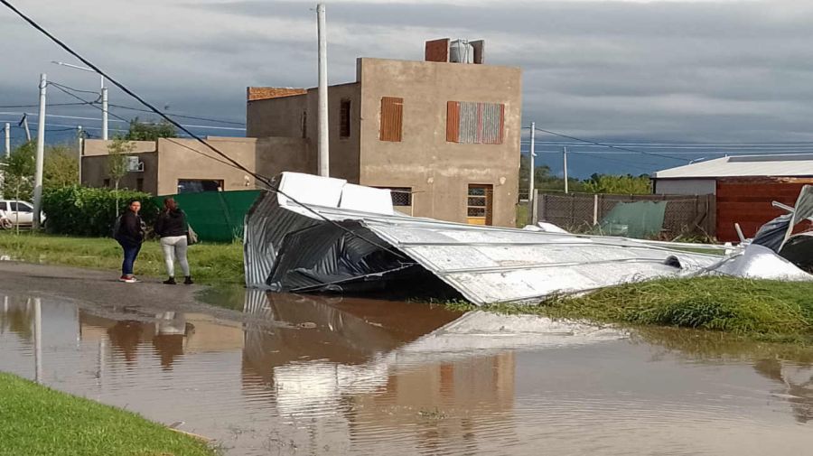 Destrozos provocados por el temporal en el partido de 9 de Julio de la provincia de Buenos Aires 20240319