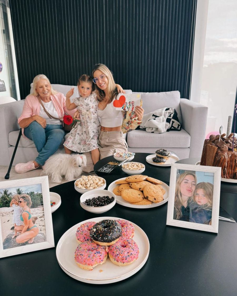 Jesica Cirio celebró su cumpleaños junto a su hija Chloe