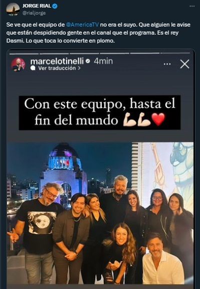 Jorge Rial contra Marcelo Tinelli