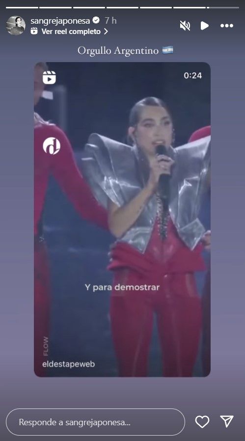 El mensaje de la China Suárez para María Becerra por sus shows en River