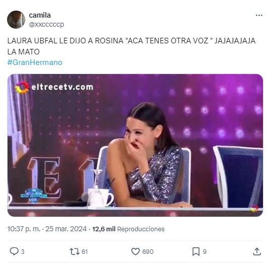 Acusan a Rosina Beltrán de cambiar la voz en el debate de Gran Hermano y estallaron los memes