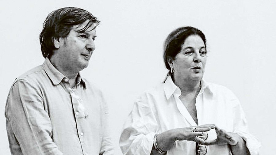 Andrés Duprat y Adriana Rosenberg.