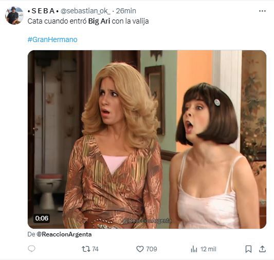 Big Ari entró con Cariño a Gran Hermano y estallaron los memes