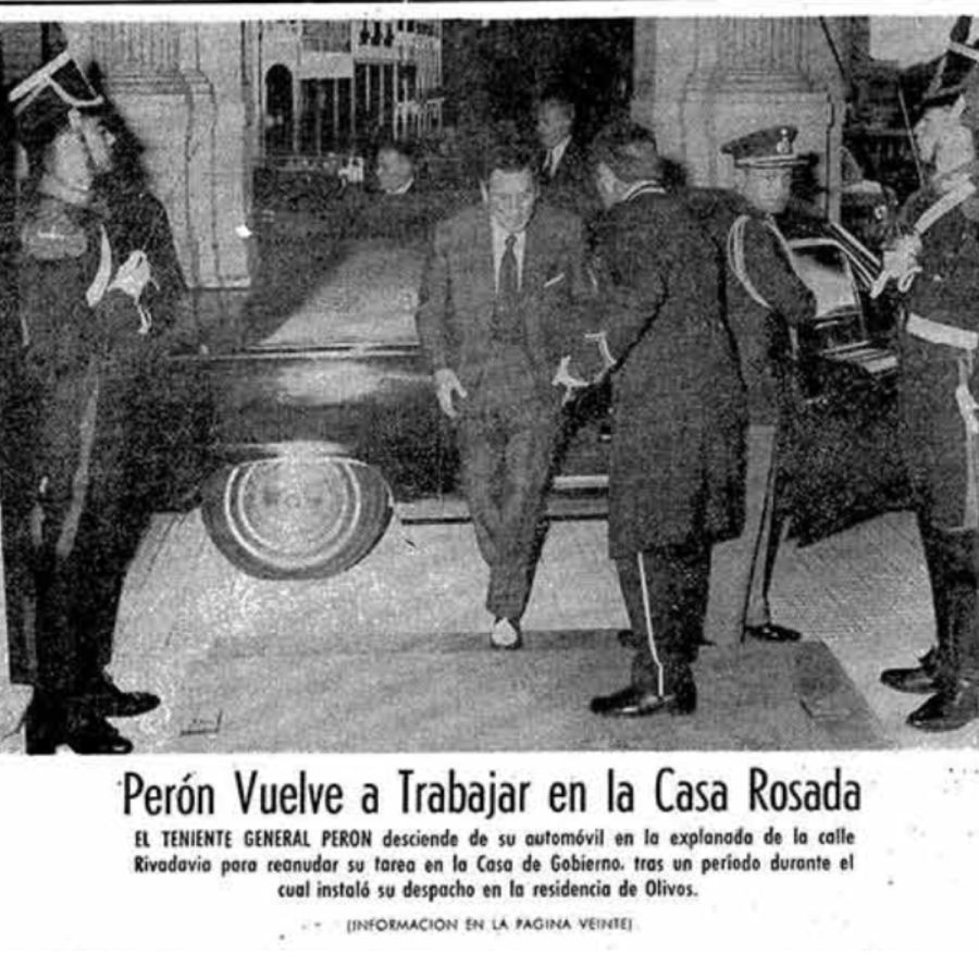 Perón vuelve a la Rosada