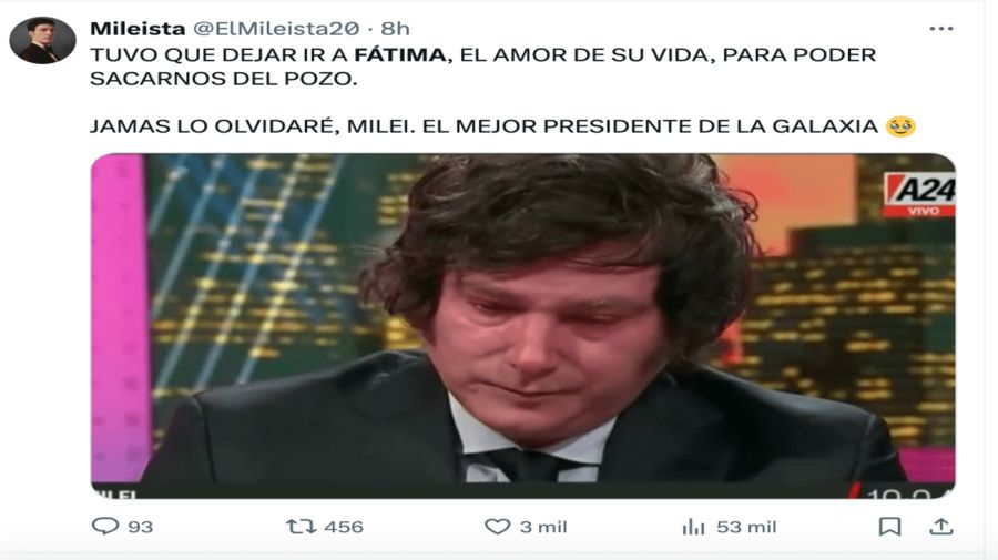 20240413 Memes Milei y Fátima