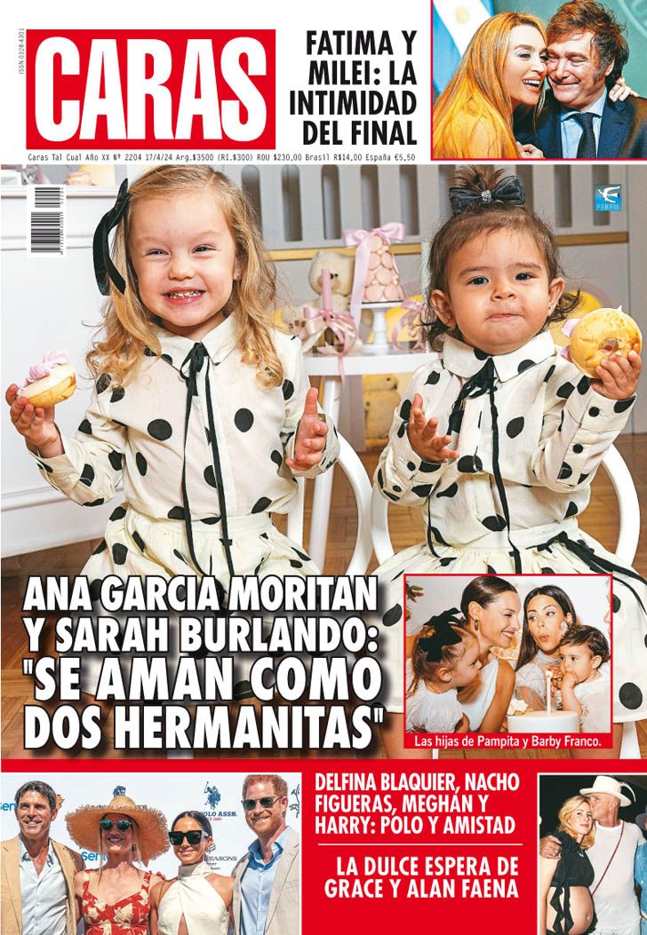 Ana García Moritán y Sarah Burlando en la Tapa de Caras