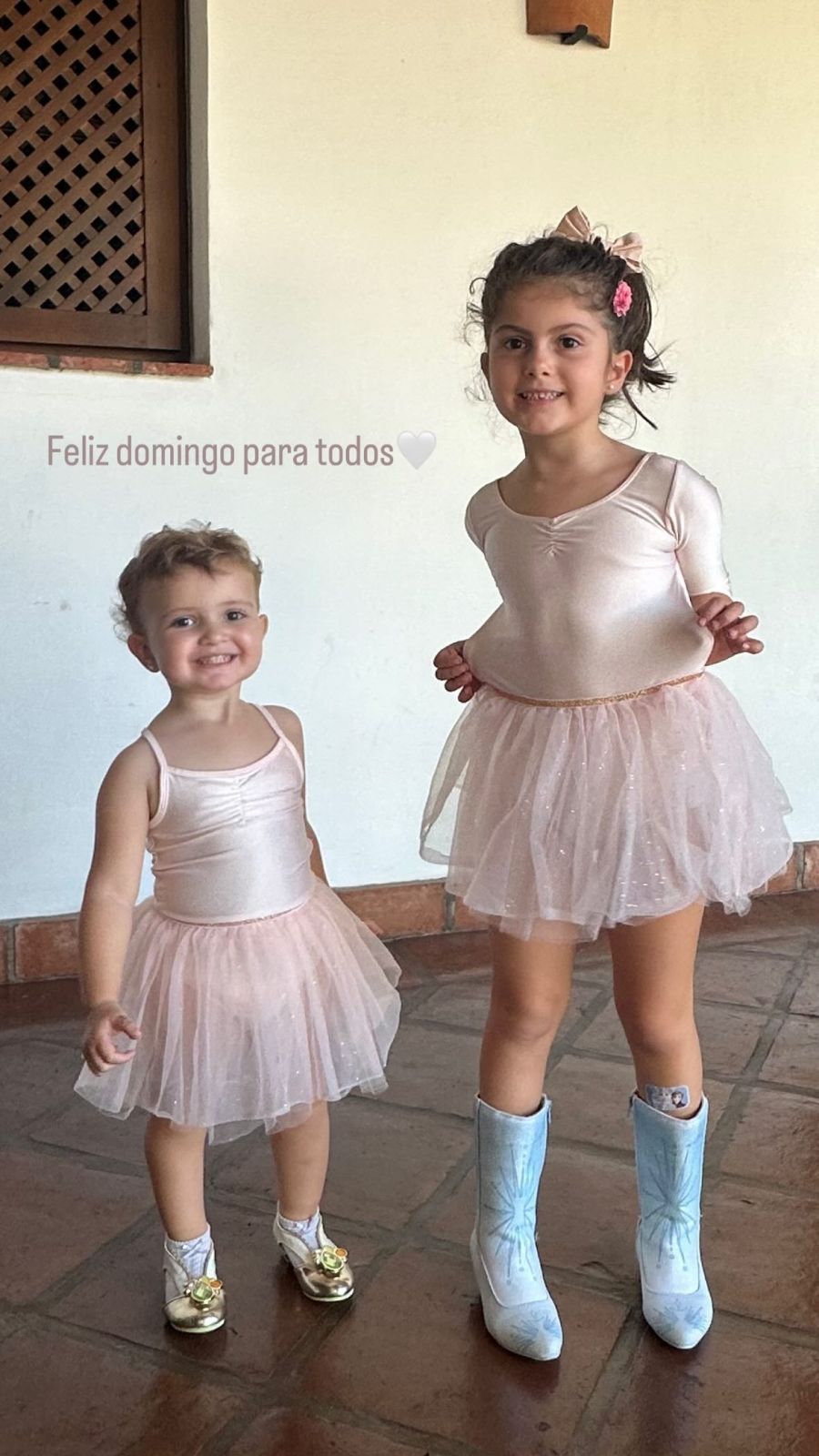 Al igual que Ana y Sarah, las hijas de Isabel Macedo también se vistieron de bailarinas