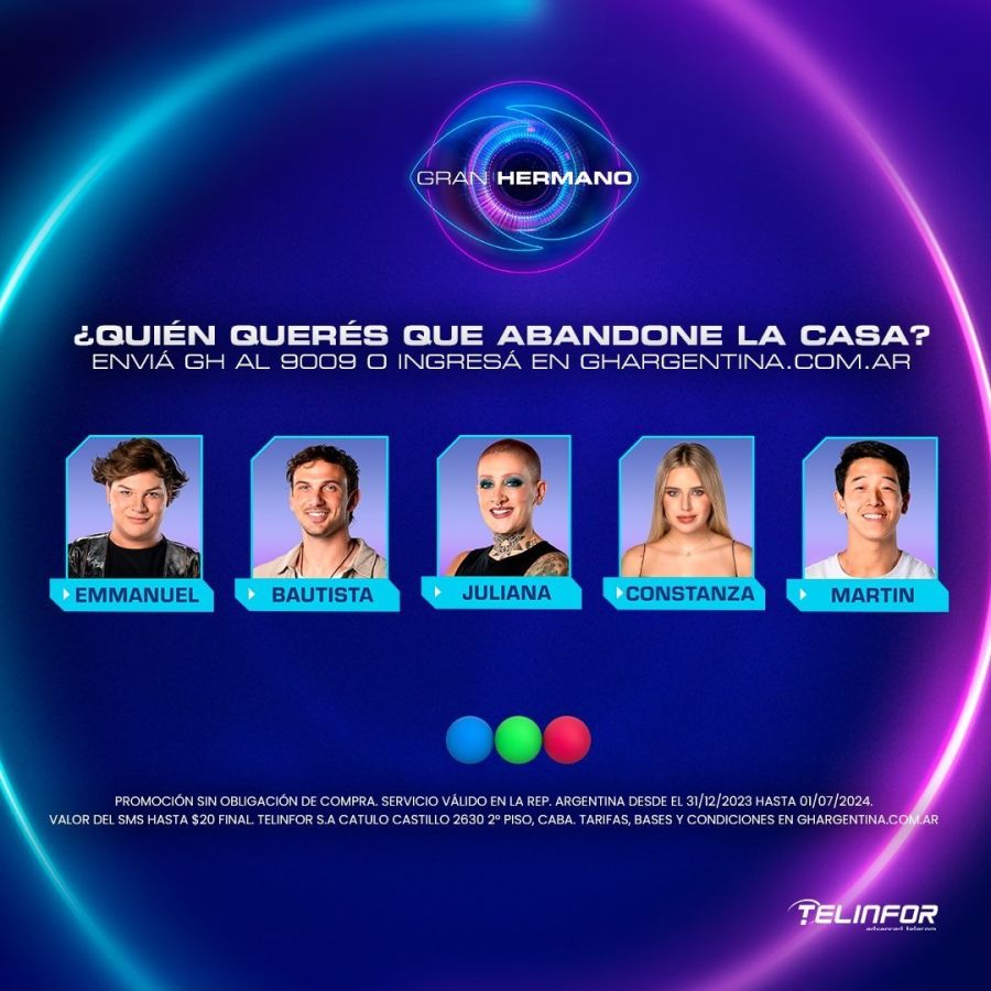 The Big Brother nominees on Tuesday, April 23