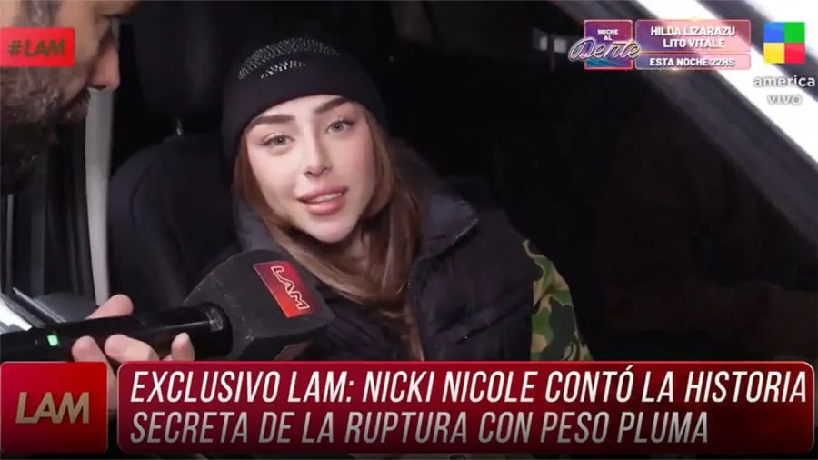 Nicki Nicole hablo en LAM tras su separación con Peso Pluma 