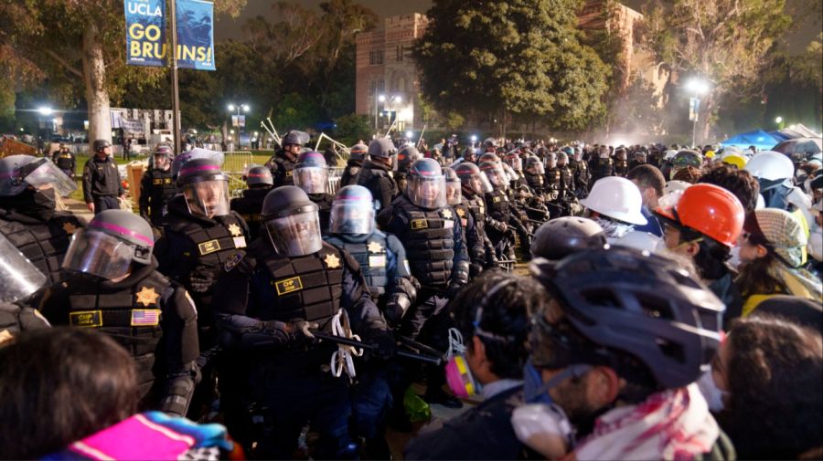 200 personas fueron detenidas en la Universidad de California en Los Ángeles 20240502