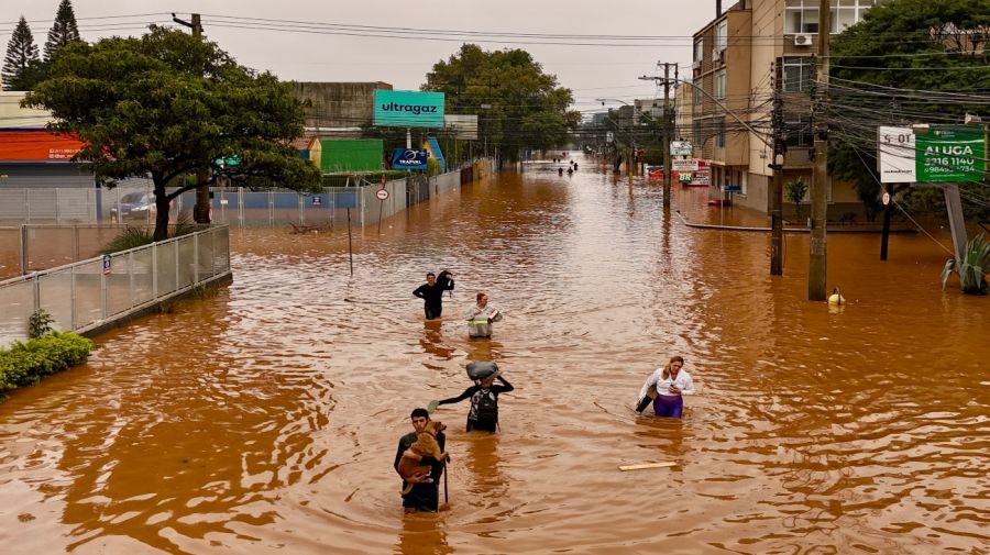 20240504 Las inundaciones provocadas por las intensas lluvias que azotaron el sur de Brasil dejaron al menos 56 muertos y 67 desaparecidos