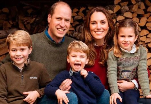 Kate Middleton junto a su familia
