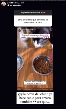 La novia del chino tiene canje para Arturo 