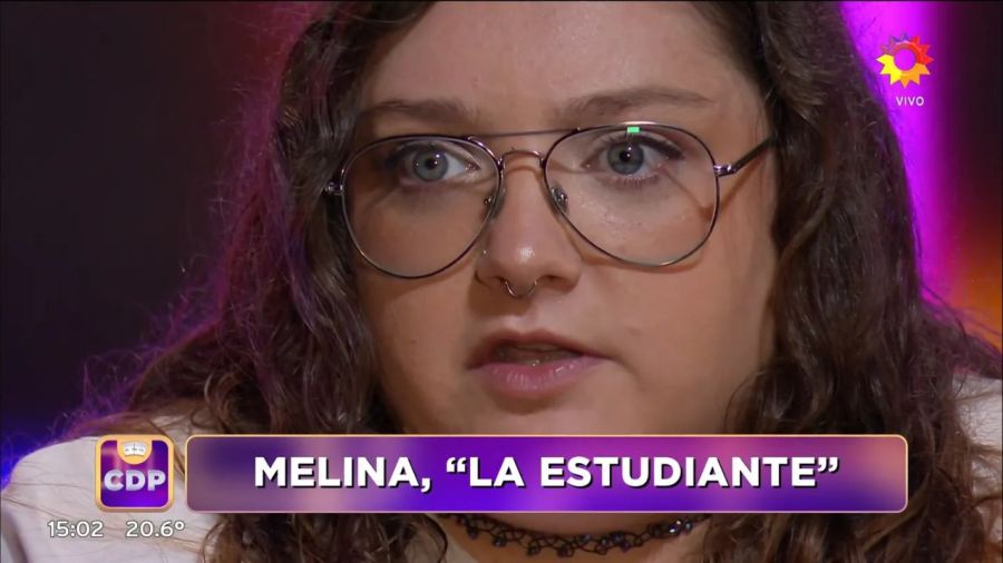 Melina Gómez ‘la estudiante’