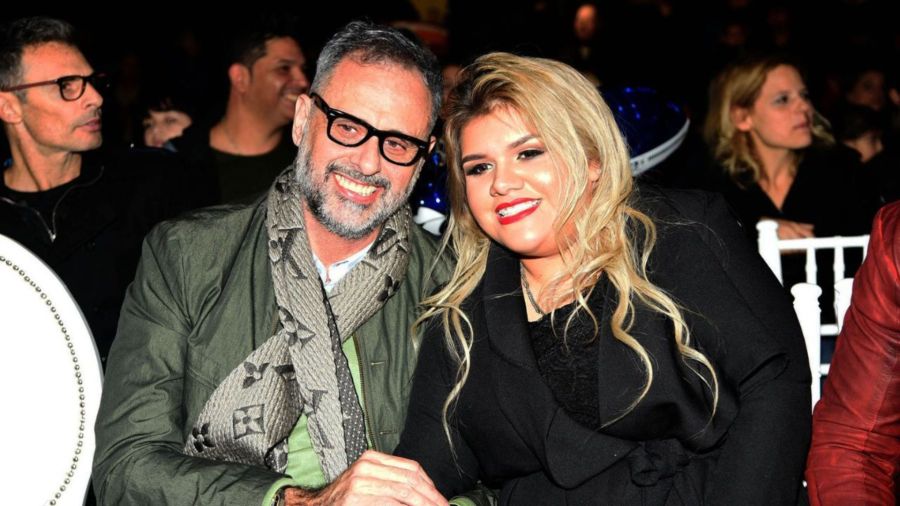 Morena y Jorge Rial