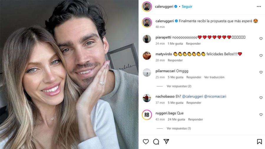 Cande Ruggeri is getting married 