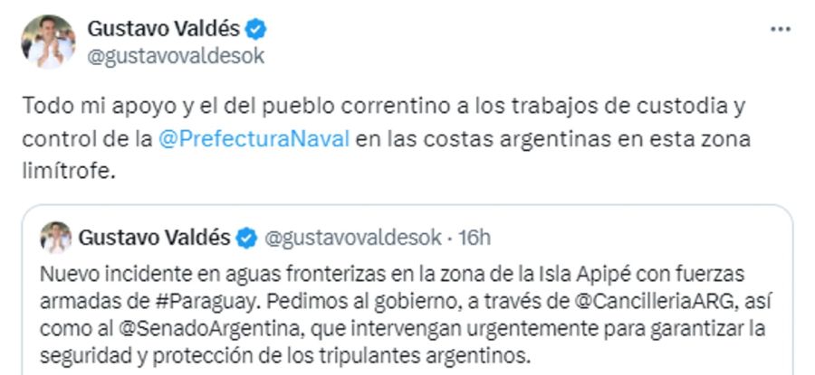 Enfrentamiento entre pescadores y Prefectura en Corrientes 20240510