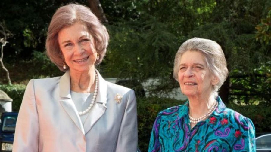 Irene de Grecia y su hermana, la Reina Sofia de España