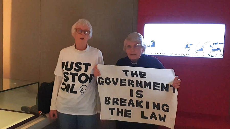 Las veteranas ambientalistas, de 82 y 85 años, que protestaron 