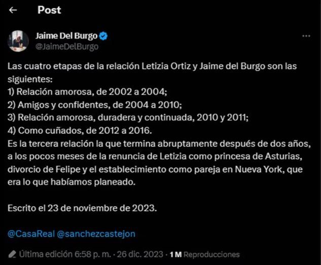 Jaime del Burgo tweet 