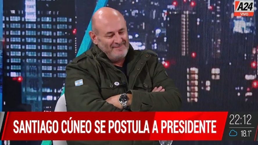 Santiago Cúneo denunció los aprietes del mileismo al Grupo América. 