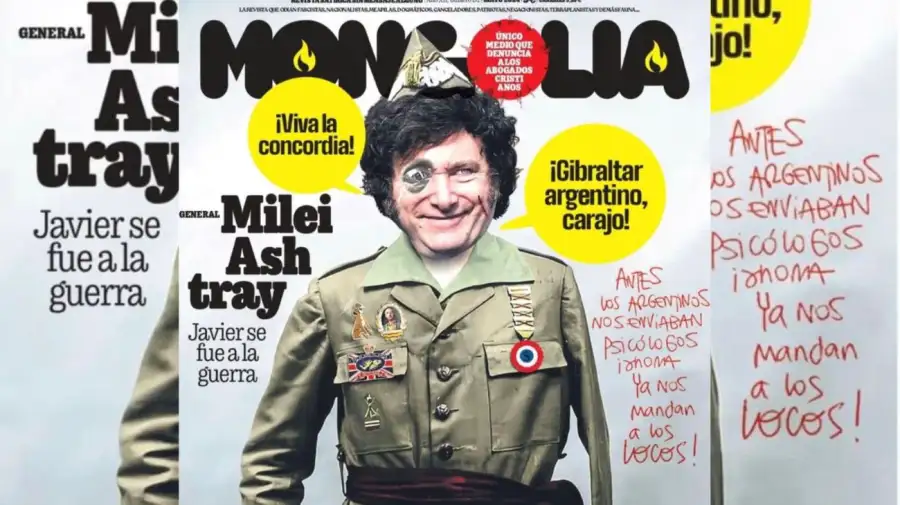 La tapa de la Revista Mongolia