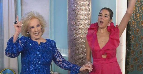 Mirtha Legrand y Juana Viale