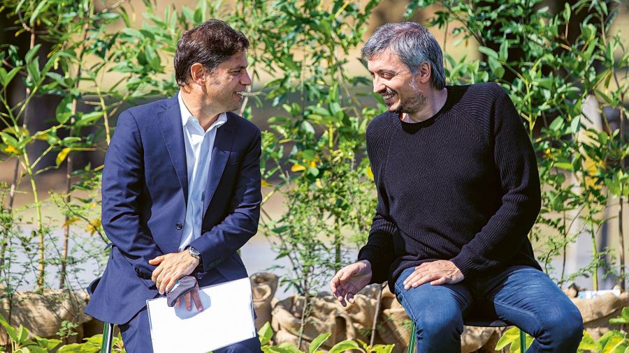 Axel Kicillof y Máximo Kirchner