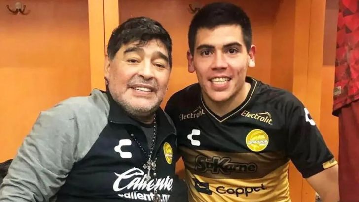 Gustavo Canto y Maradona