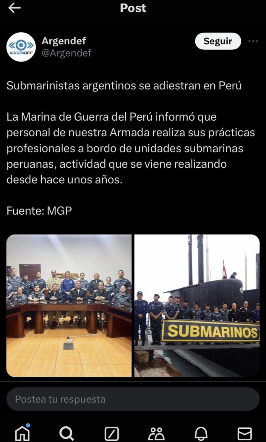 El Ministerio de Defensa y la Armada Argentina evalúan la adquisición de nuevos submarinos