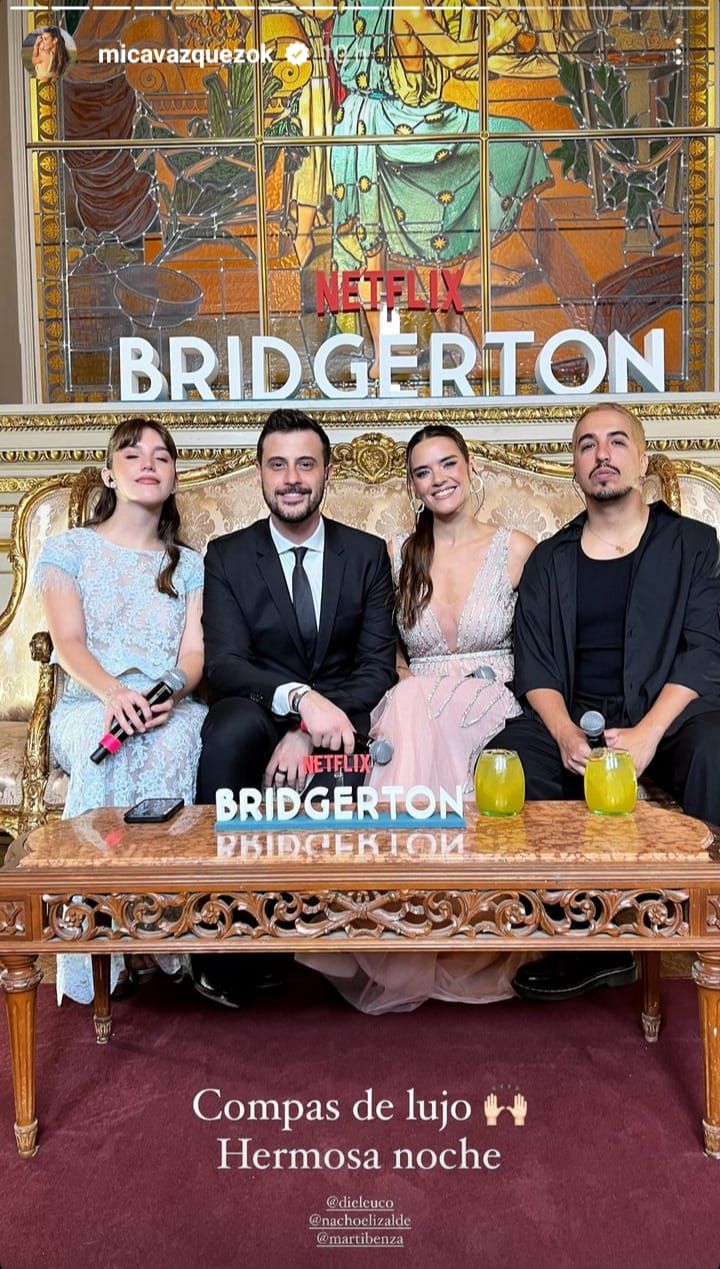 A lo Bridgerton, Nico Occhiato y Flor Jazmín tuvieron su falsa boda: los mejores looks de la gala