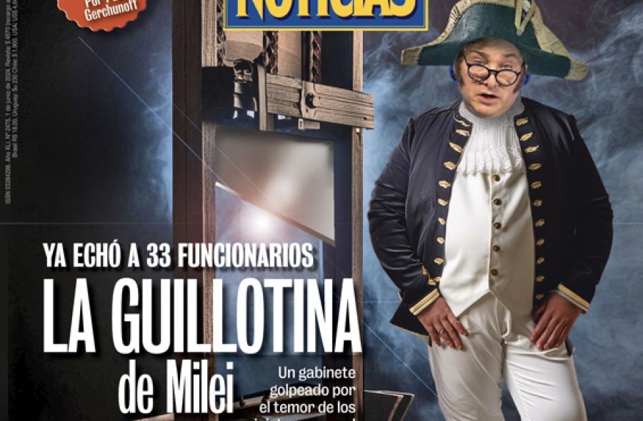 La tapa de la última edición de la revista Noticias.