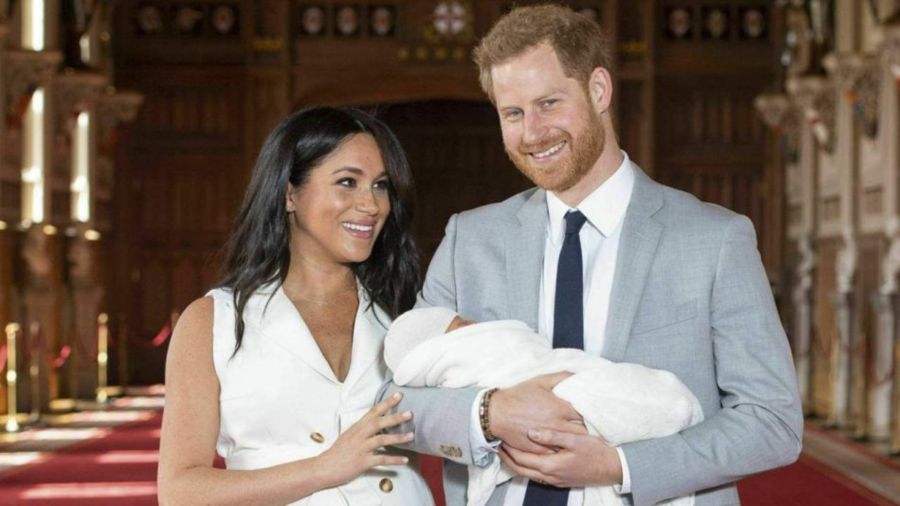 Lilibet Diana, Meghan Markle y el príncipe Harry