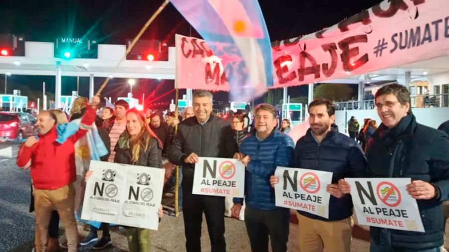 Protesta de vecinos de La Calera