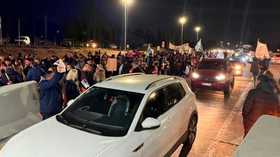 Protesta de vecinos de La Calera