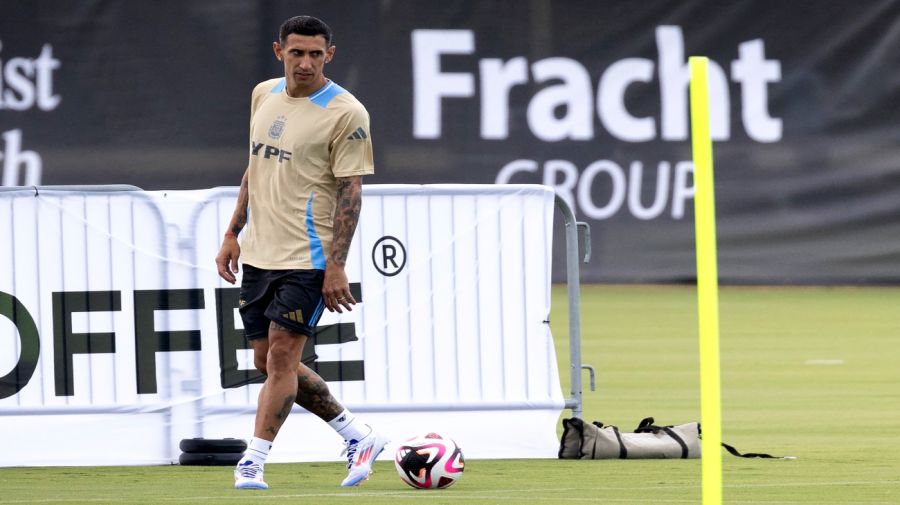 20240608 Ángel Di María entrenando con la selección Argentina