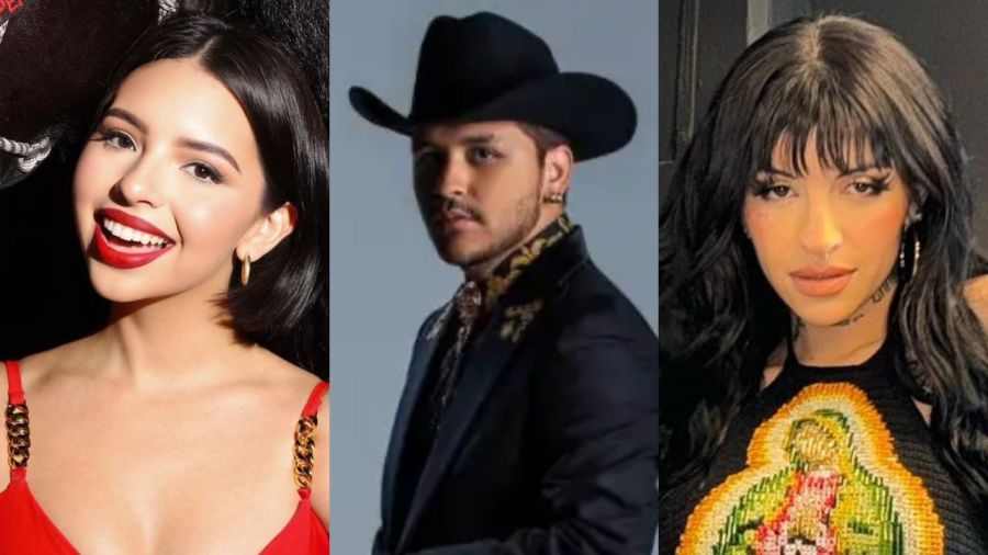 Ángela Aguilar, Christian Nodal y Cazzu