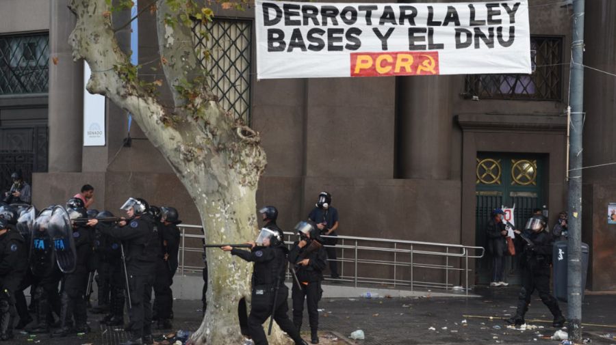 Debate de la ley Bases en el Senado