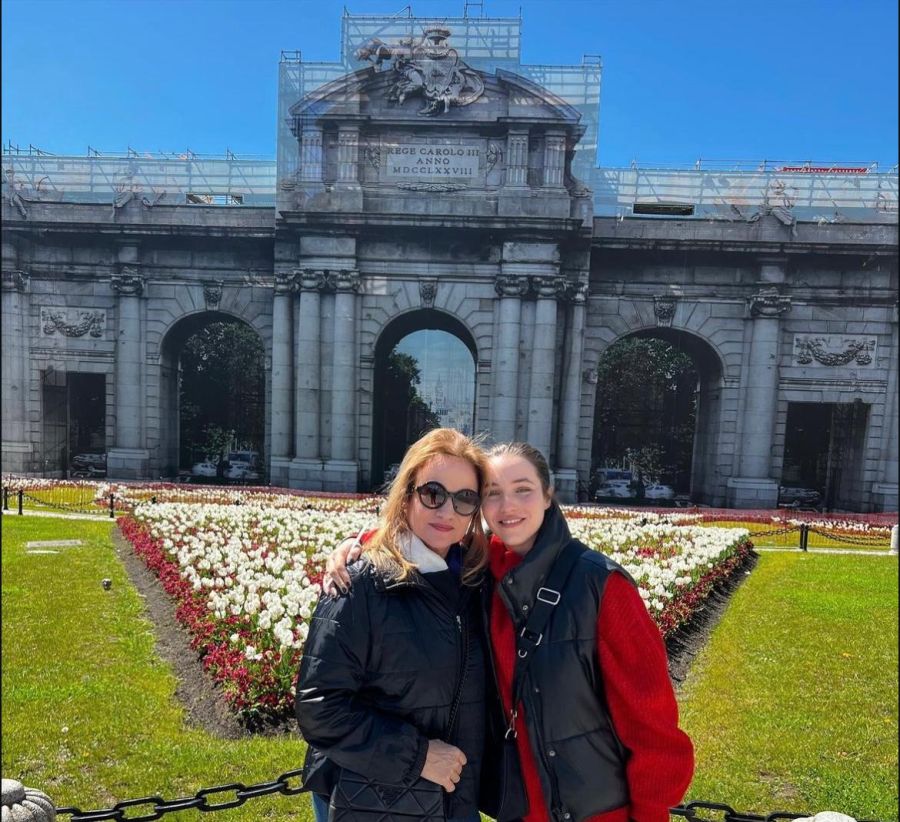 Lucía Galán junto a su hija Rocío