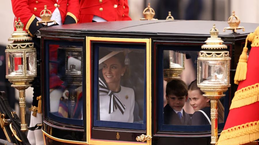 Kate Middleton con sus hijos 2024