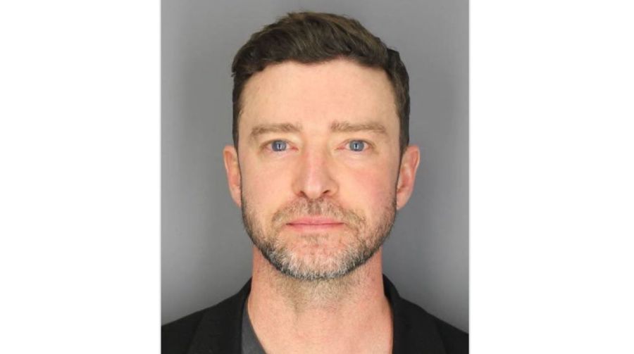 Justin Timberlake foto policial