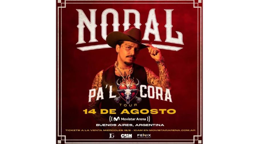 Christian Nodal Argentina Movistar Arena