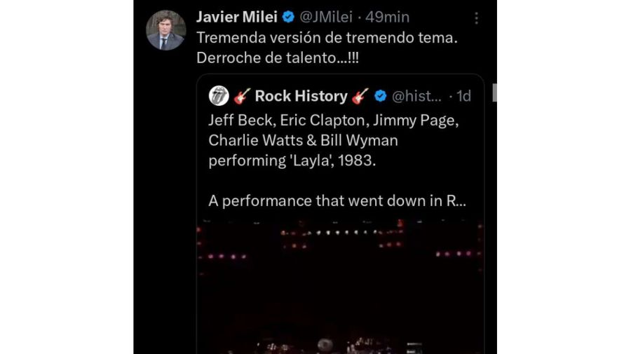 Javier Milei en Twitter 20240619