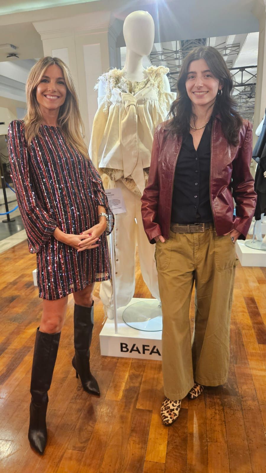 María Belén Ludueña en el evento de BAFA diseño emergente