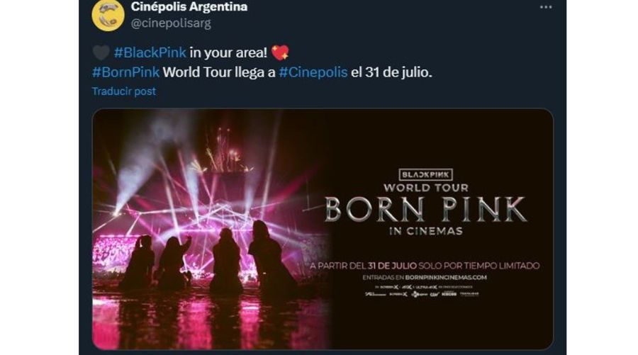 BLACKPINK BORN PINK TOUR in cinemas