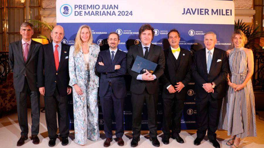 Javier Milei Premio Juan de Mariana 20240622