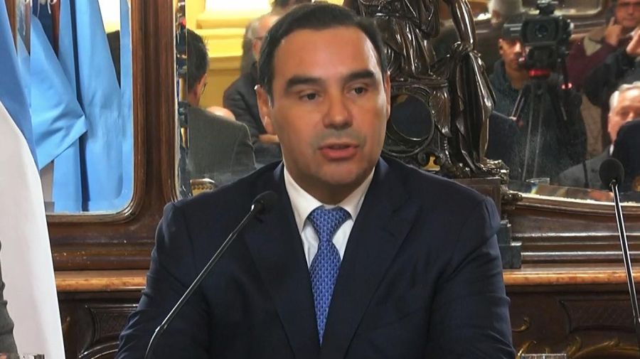 Conferencia de prensa del gobernador de Corrientes Gustavo Valdés por el caso Loan Peña