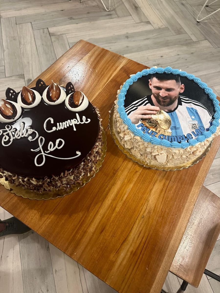 La torta a pedido para el cumpleaños de Messi 
