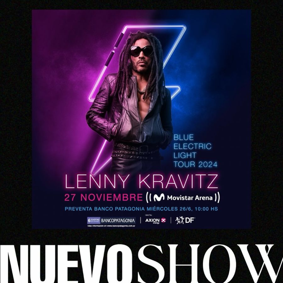 Lenny Kravitz en Argentina