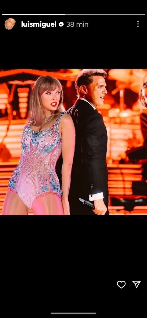 Luis Miguel sorprendió a sus fans con una foto junto a Taylor Swift